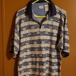 Vintage 1990s Bugle Boy Polo Men's shirt XL
